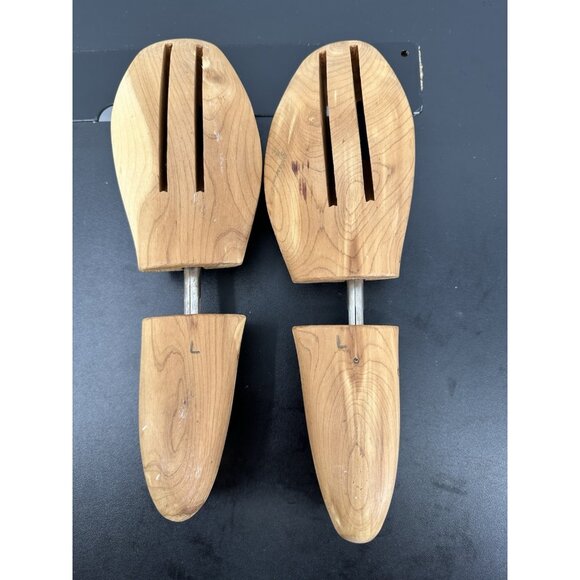 MEN'S FLORSHEIM SHOE TREES CEDAR WOOD SIZE Large (AB) - Picture 5 of 6